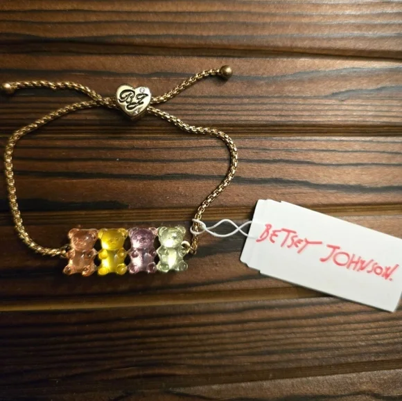 Betsey Johnson Gummy Bear Adjustable Bracelet! NWT! - Picture 7 of 11